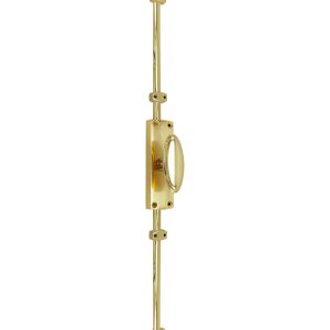 Oval knob door spagnolette bolt/cremone bolt upto 2500mm POLISHED BRASS(upto 8 feet)
