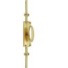 Oval knob door spagnolette bolt/cremone bolt upto 2500mm POLISHED BRASS(upto 8 feet)