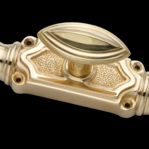 Plaine stepped espagnolette bolt/Cremone bolts upto 9 feet polished brass unlacquered