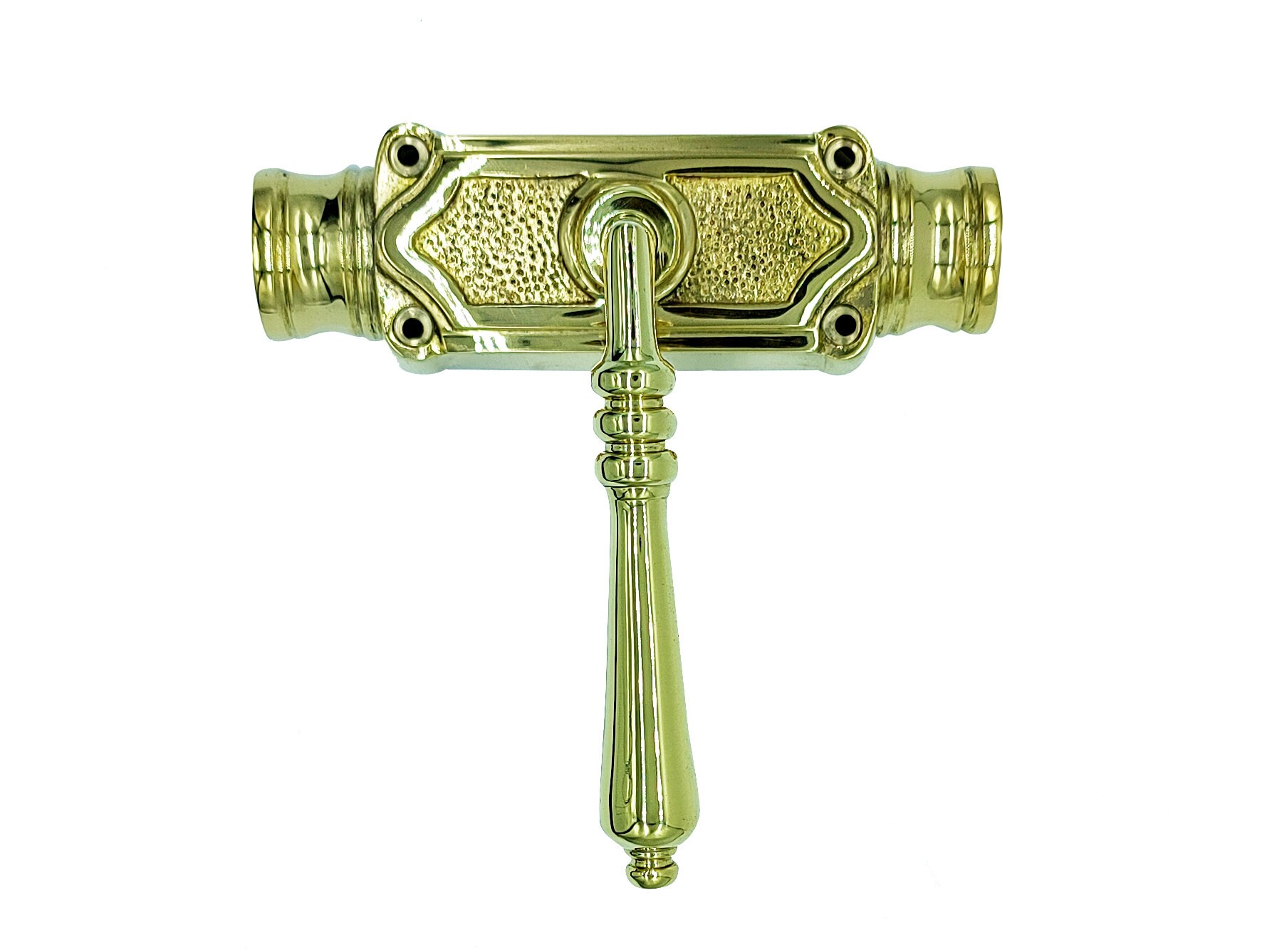 victorian lever door espagnolette bolt/cremone bolt upto 9 feet polished brass UNLACQUERED