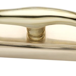 Elegant door espagnolette bolt / Cremone bolt upto 9 feet polished brass lacquered