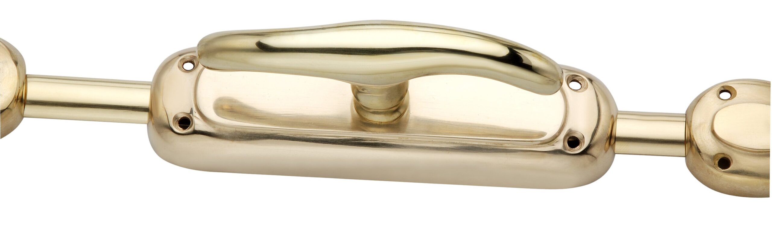 Elegant door espagnolette bolt / Cremone bolt upto 9 feet polished brass lacquered
