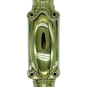 Classic door espagnolette bolt / Cremone bolt 9 feet polished brass unlacquered
