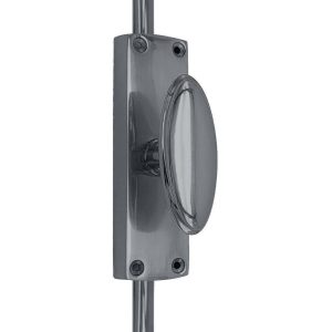 Oval knob door spagnolette bolt/cremone bolt upto 2500mm SATIN CHROME(upto 8 feet)