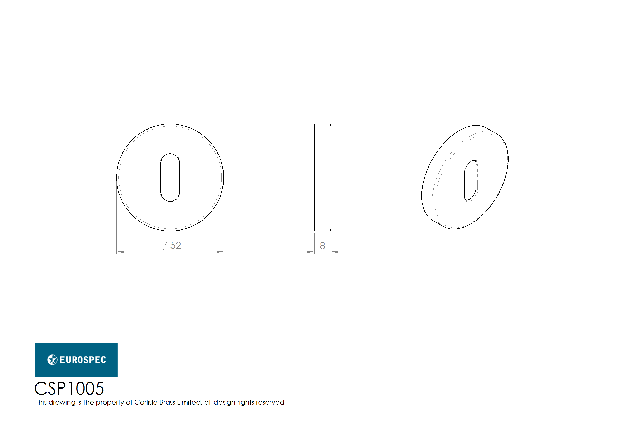 Stainless Steel Escutcheon