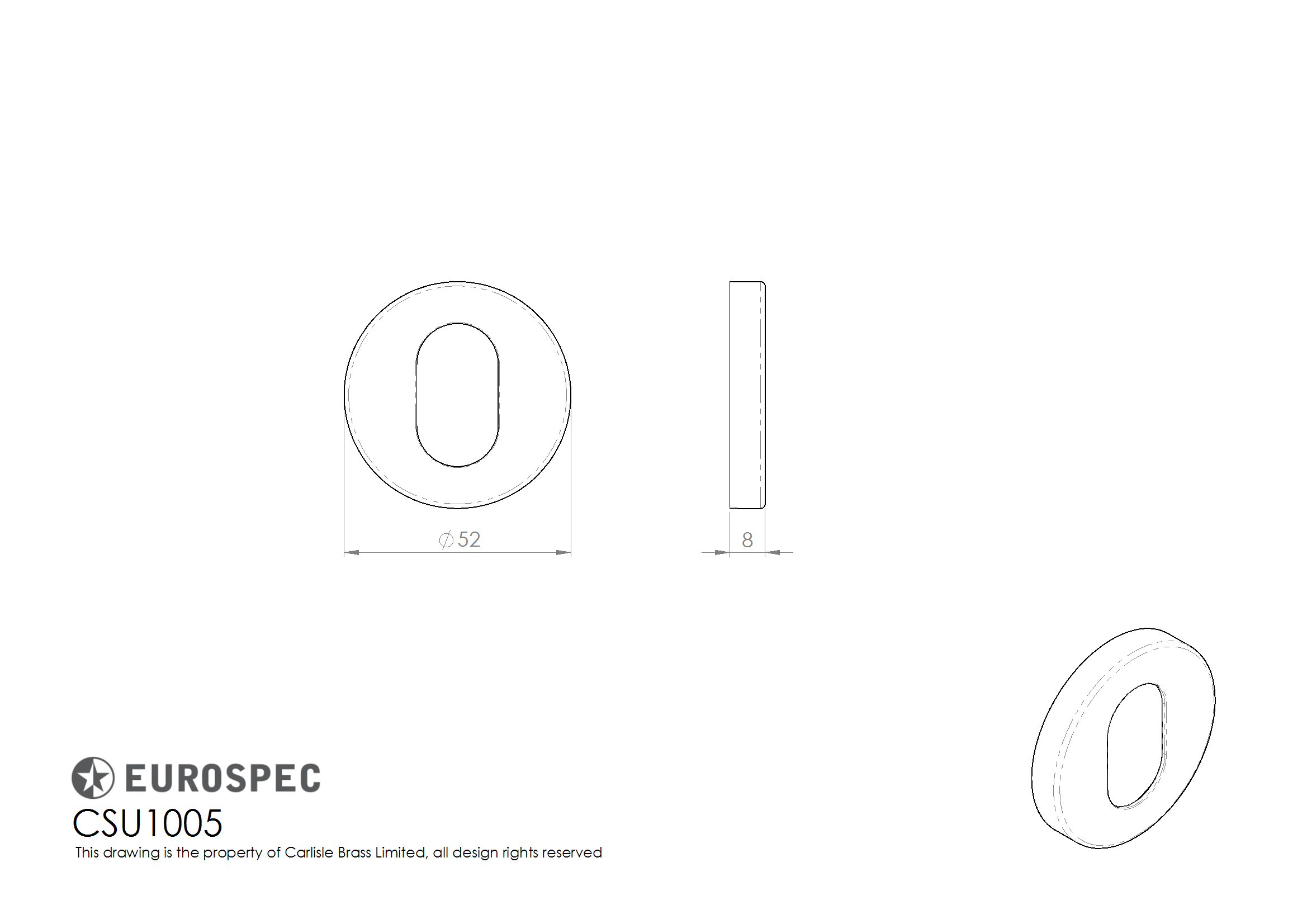 Stainless Steel Escutcheon