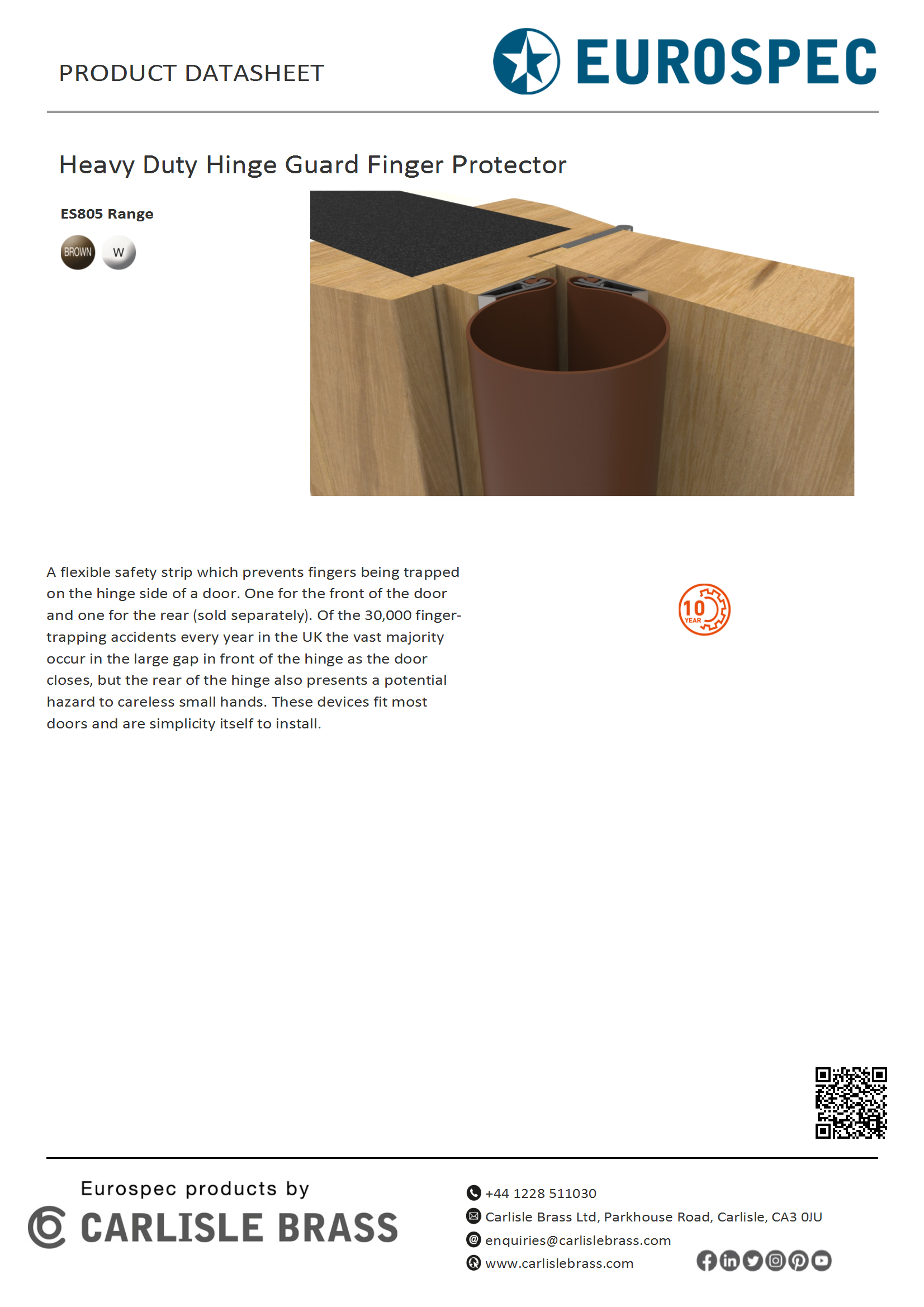 Heavy Duty Hinge Guard Finger Protector