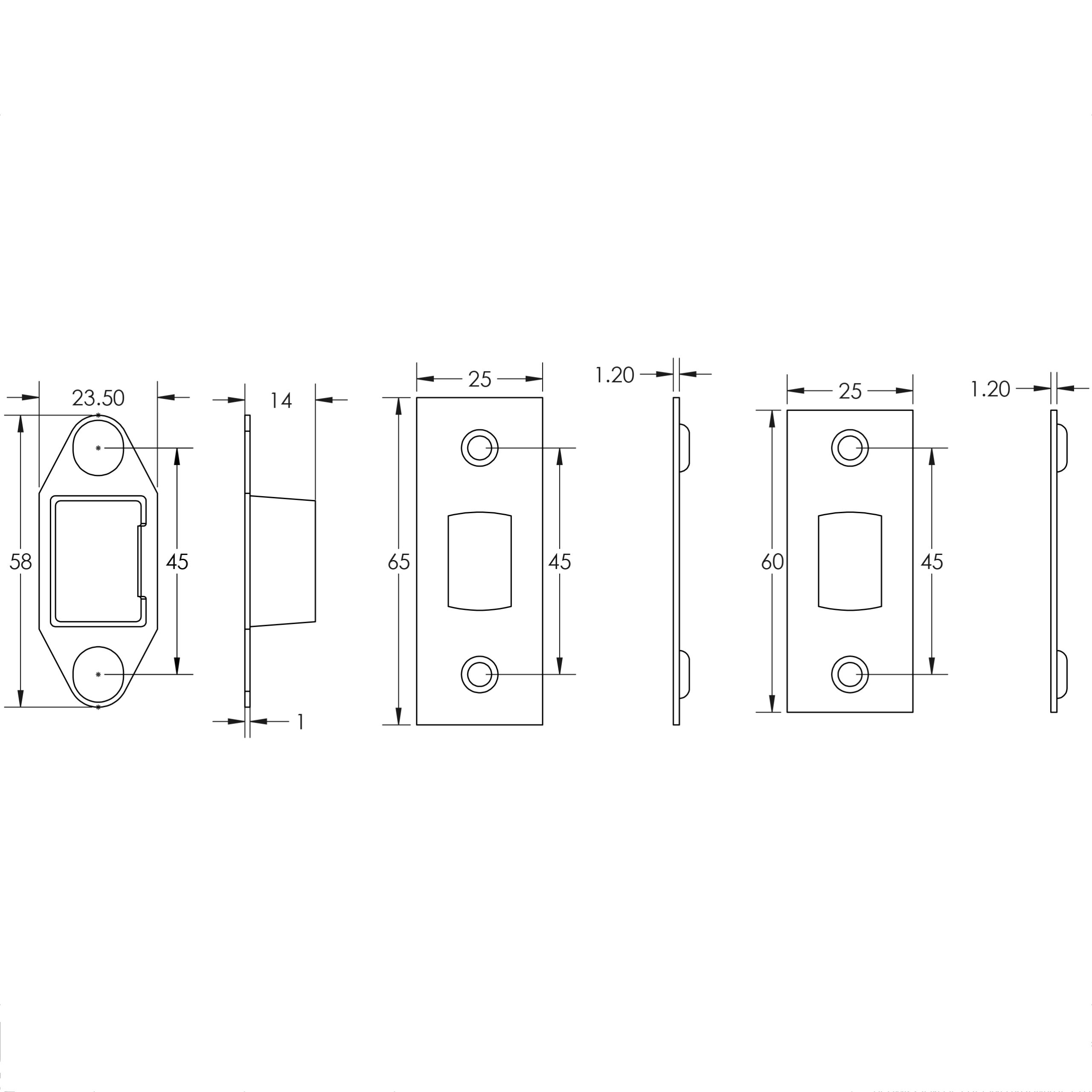 Jedo Accessory Packs for Heavy Duty Tubular Deadbolts