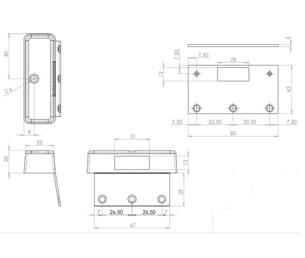Rim Conversion Kit for FB mortice locks