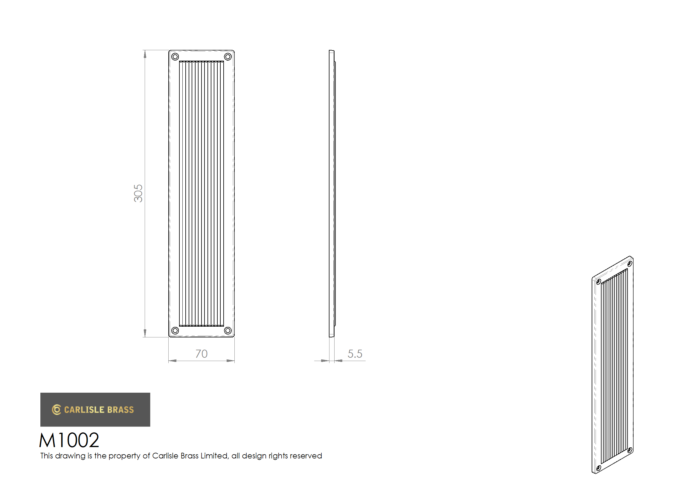 Queen Anne Finger Plate