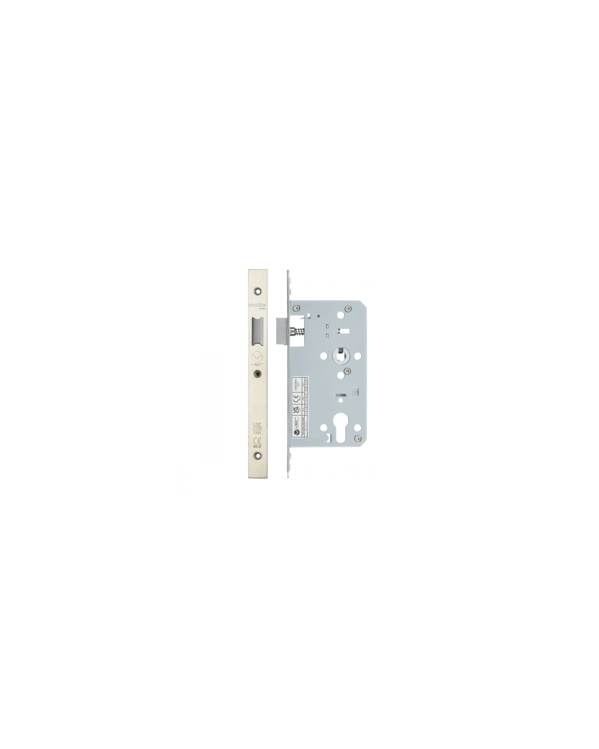 2 Piece - DIN latch - backset 60mm