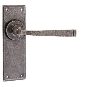 Jedo Collection Valley Forge Door Handles, Pewter Patina (Sold In Pairs)