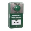 Dual Unit - Combined Emergency Door Release and Large Green "Press to Exit" Button