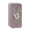 Architrave Stainless Steel On/Off Latching Key Switch with Aluminium Extrusion