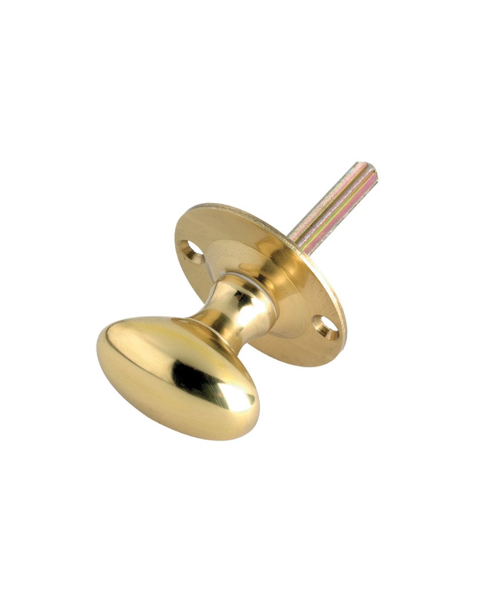 Oval Thumb Turn - Rack Bolt 38mm Rose dia.