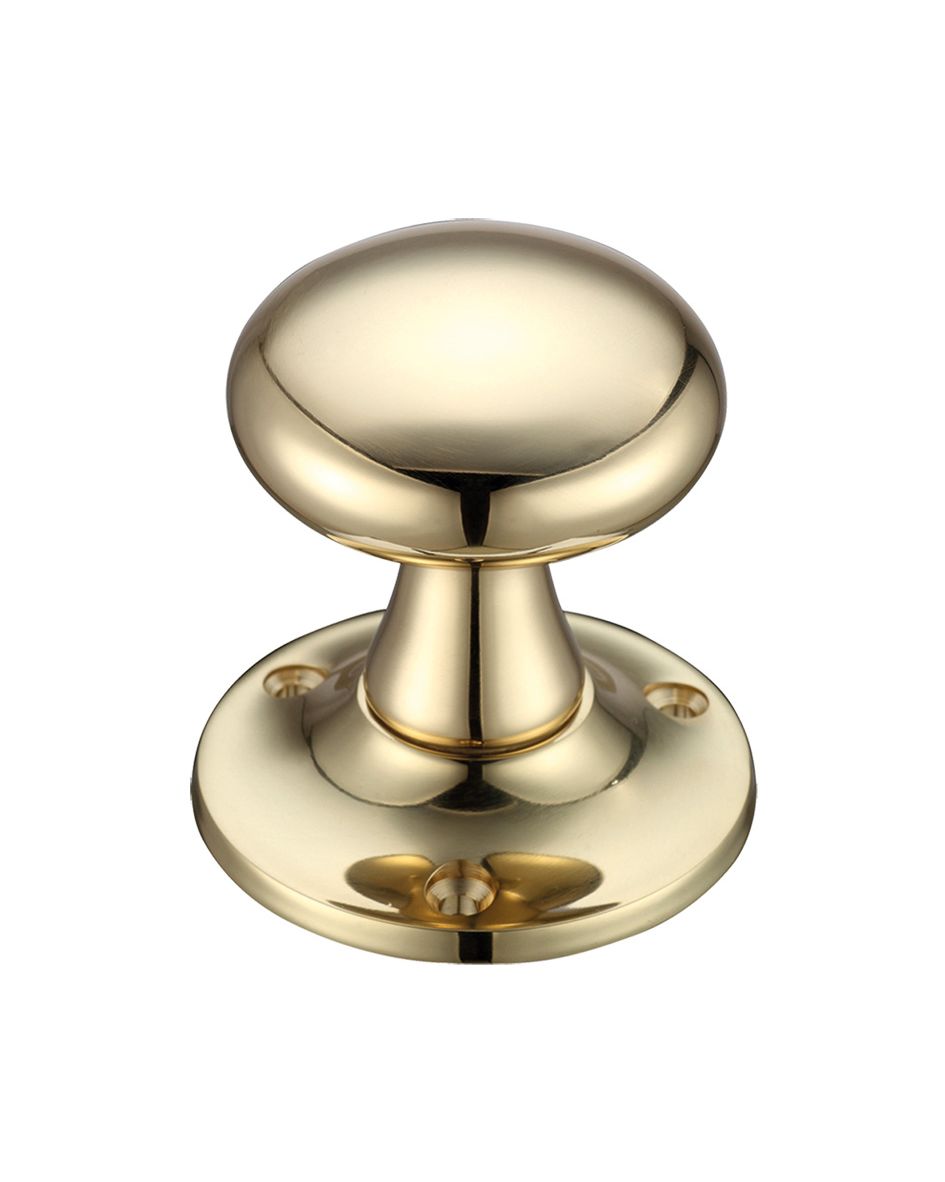 Mushroom Mortice Knob Furniture 60mm Rose dia.