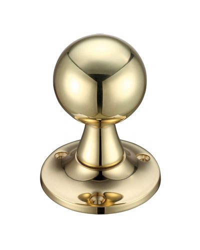 Ball Mortice Knob Furniture 60mm Rose dia.