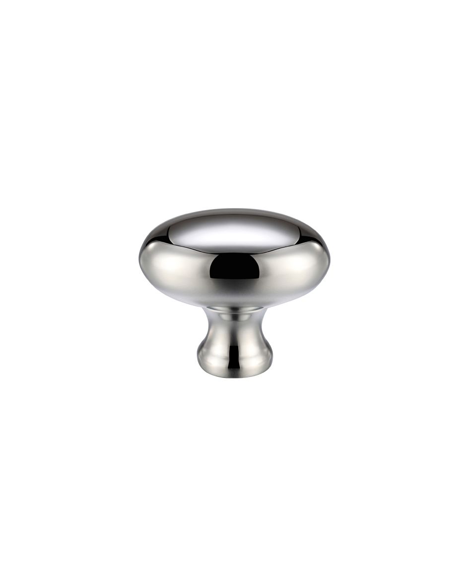 Oval Cupboard Knob 32mm dia