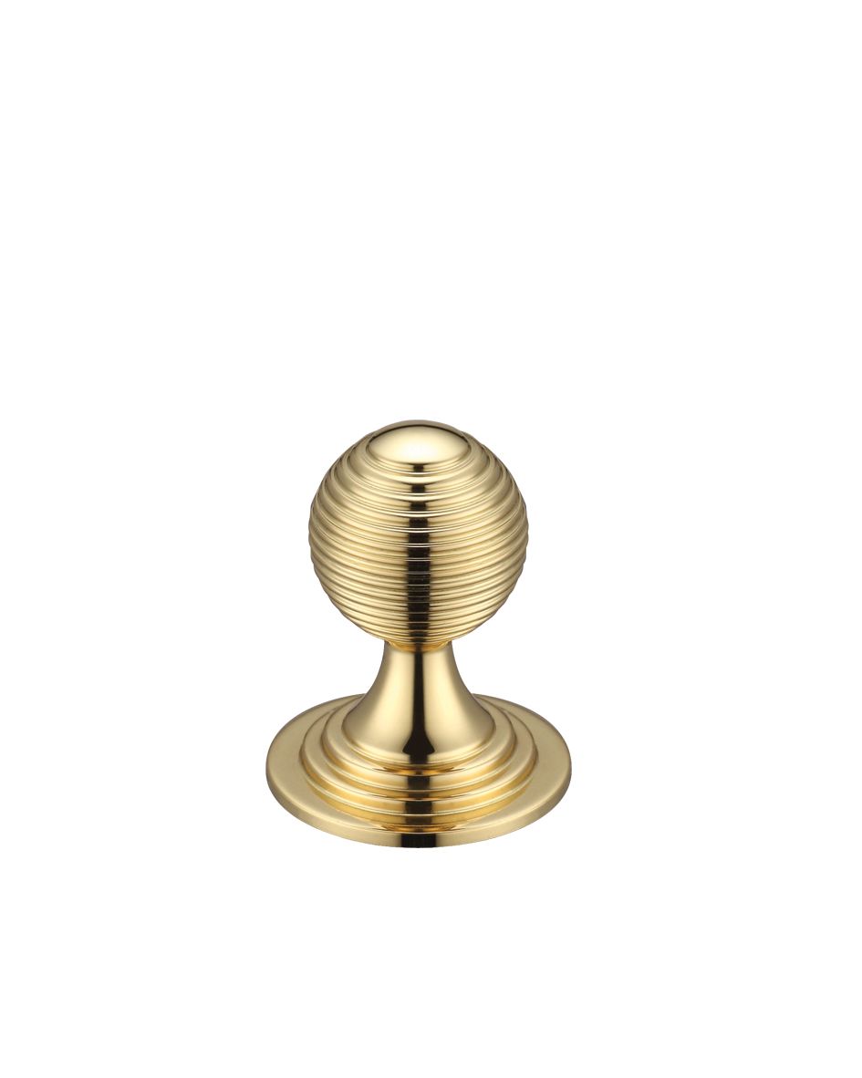 Queen Anne Ringed Knob 25mm rose dia.