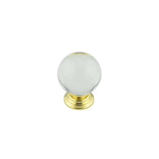 Jedo Clear Glass Cupboard Knobs