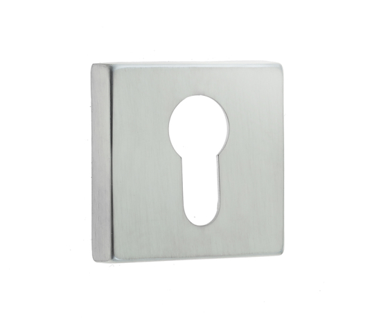 Jedo Designer Euro Profile Escutcheons on 50mm Square Rose