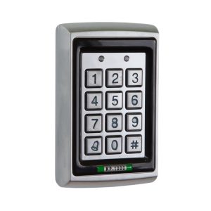 Keypad with Electroplated Anti Vandal Case - External if used with Rainshield