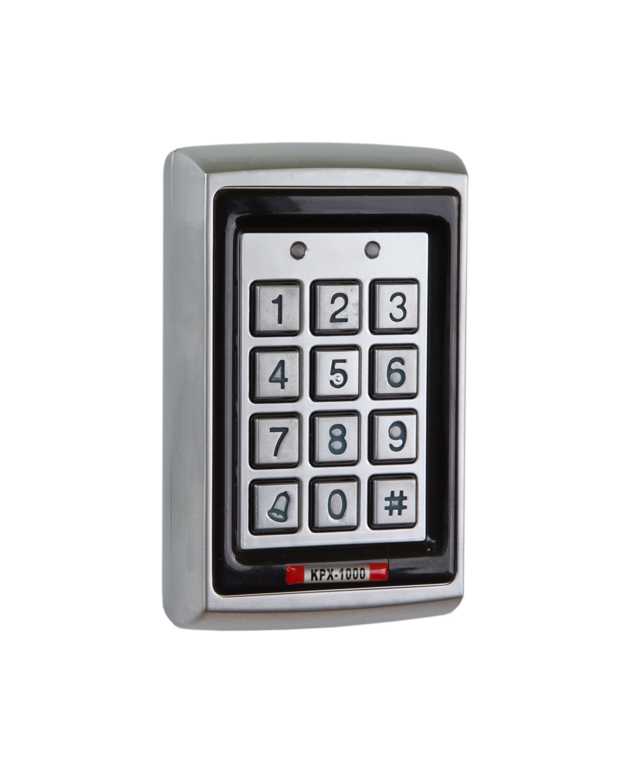 Keypad with Electroplated Anti Vandal Case (Proximity Reader) - External if used with Rainshield