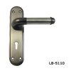 LB-5110Black/Nickel Lever on Back Plate