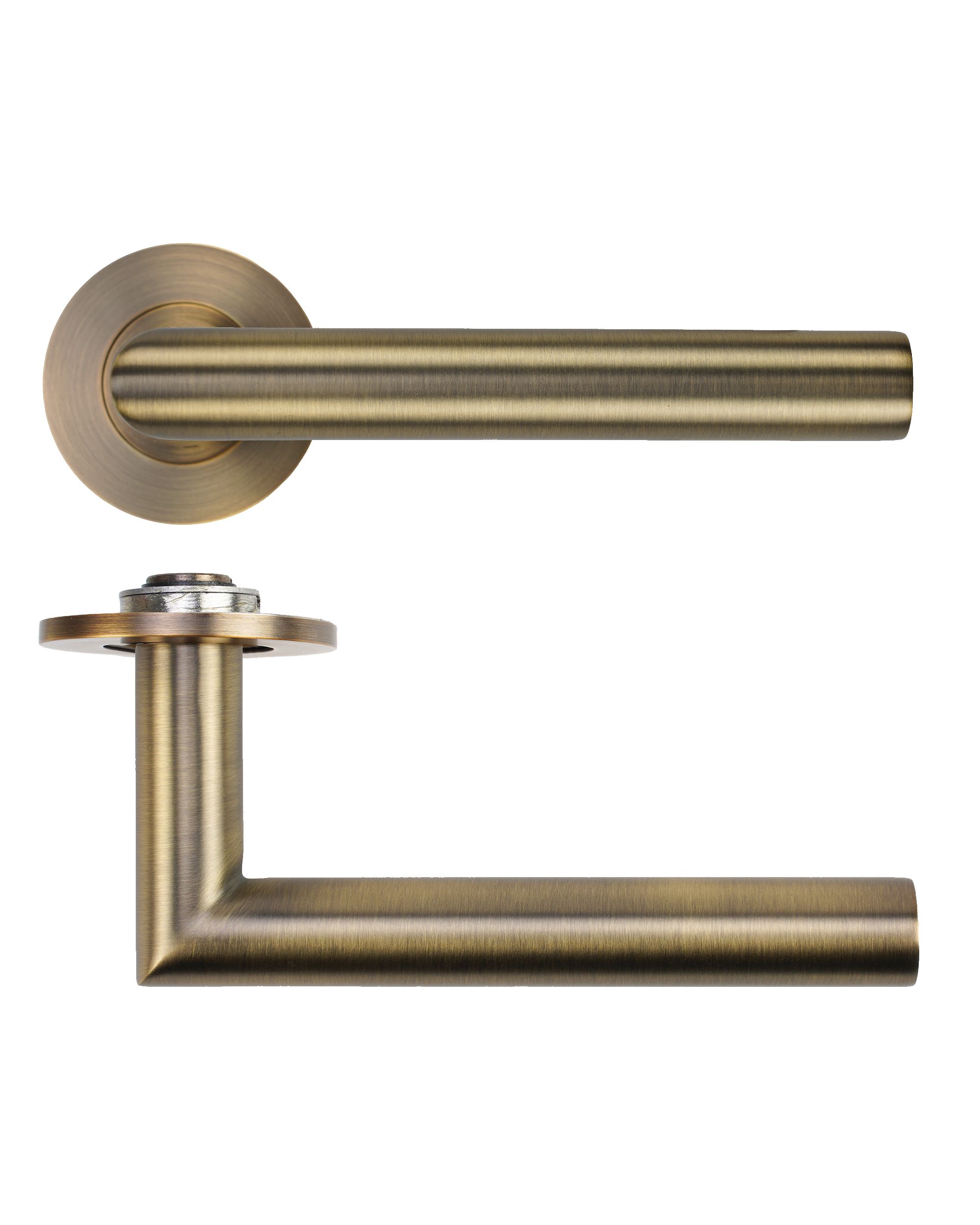 Lugano Lever on 4mm Round Slim Sprung Rose