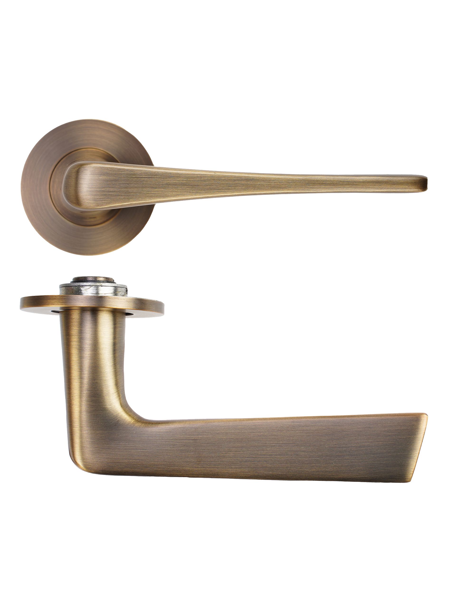Como Lever on 4mm Round Slim Sprung Rose