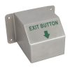 External Stainless Steel Button Cover 100 x 100 x 120 mm