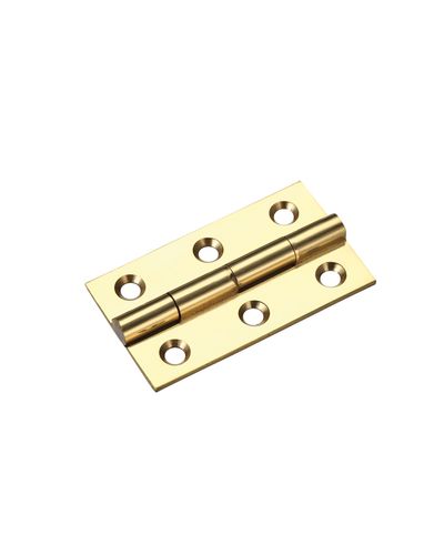Solid drawn brass butt hinge - 50 x 28 x 1.5mm