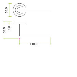 Vitorria Lever on Round Rose