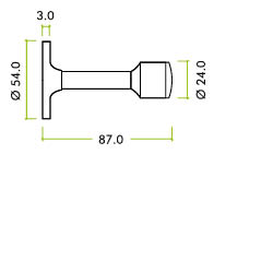 Projection Door Stop