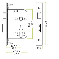 Euro Profile Sashlock