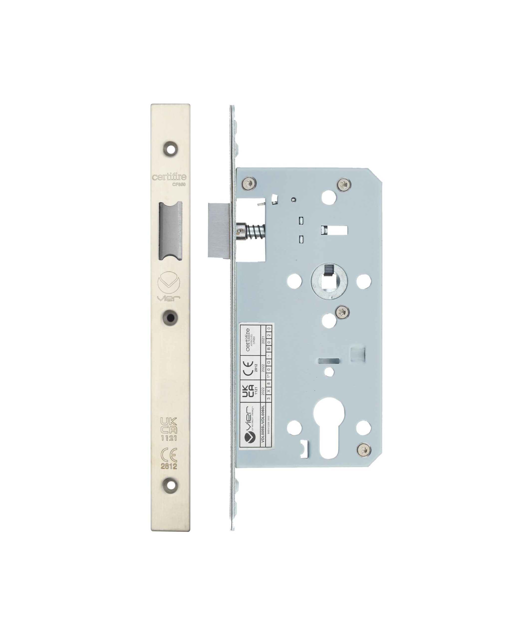 2 Piece - DIN latch - backset 55mm