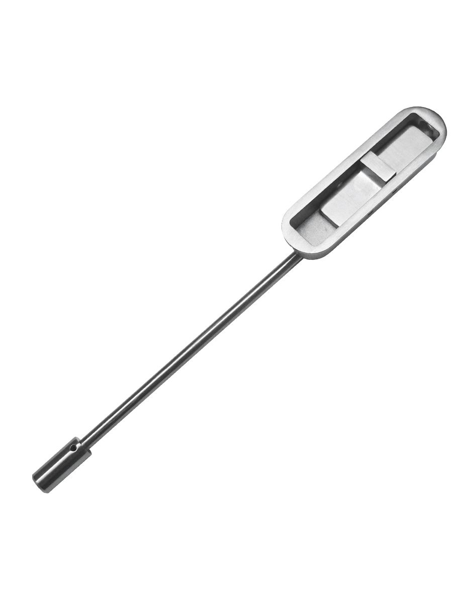 Integral slide action flush bolt - 250mm