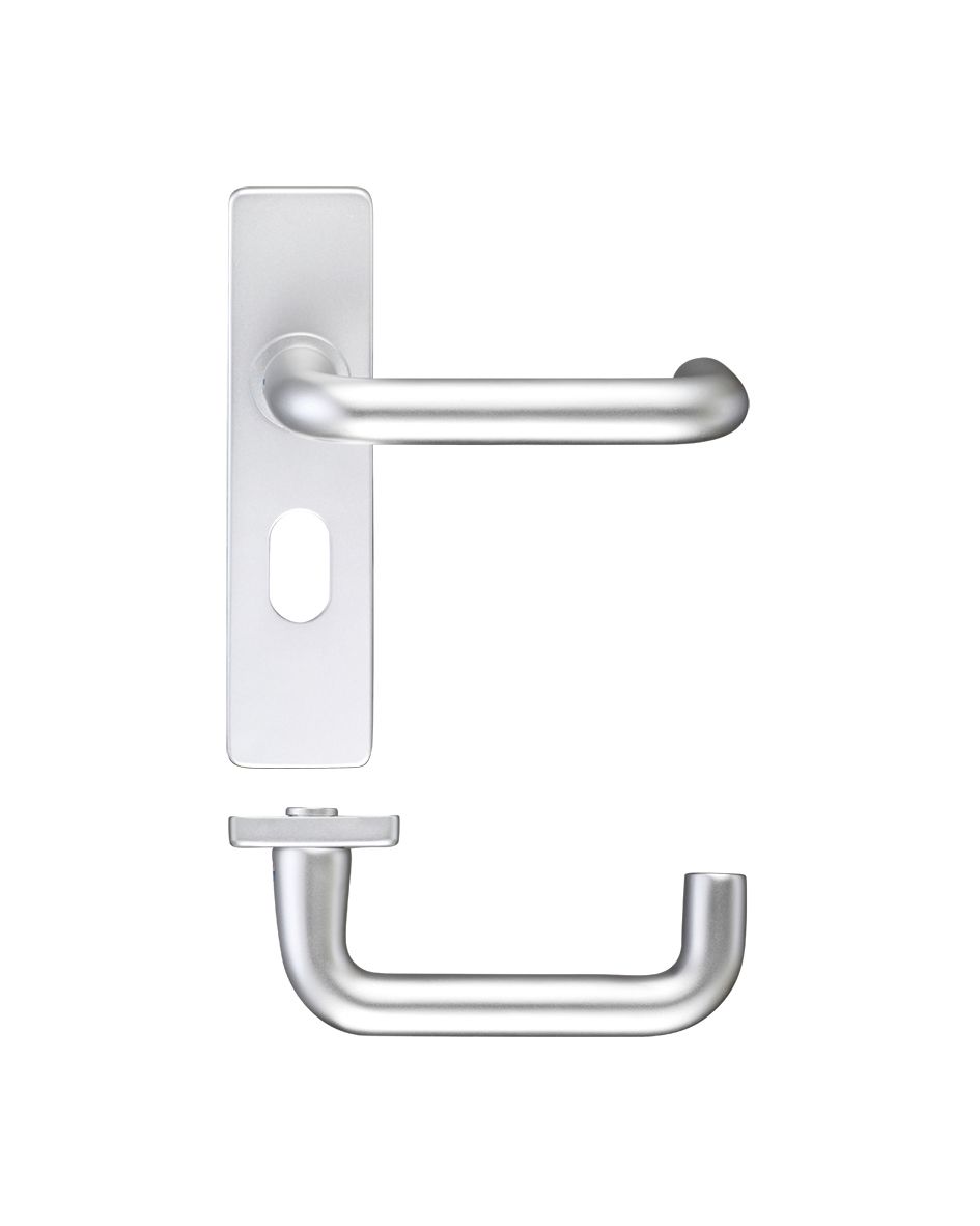 Return to Door Lever on Oval Profile Backplate (48.5MM)