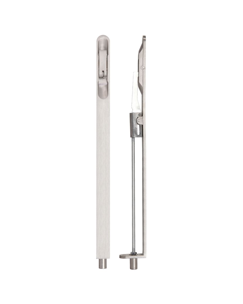 Lever action flush bolt - 20 x 305mm - radius
