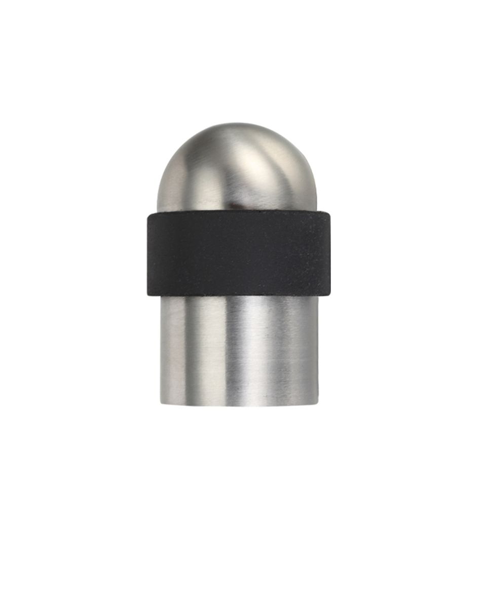 Door Stop Floor Mounted - Round Collared Domed Top 51mm Projection