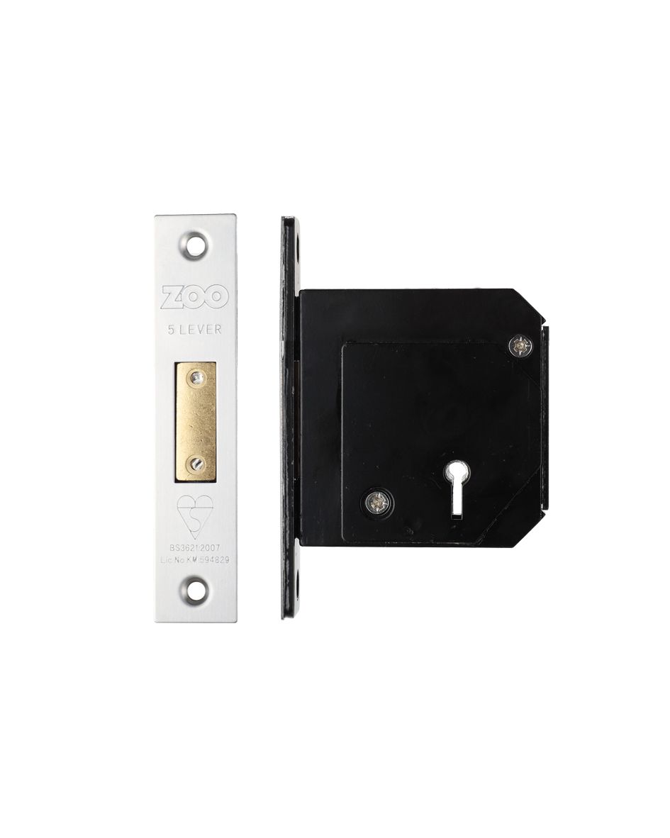 British Standard 5 Lever Deadlock - 80mm c/w Esc - Chubb Retro Fit 3G114