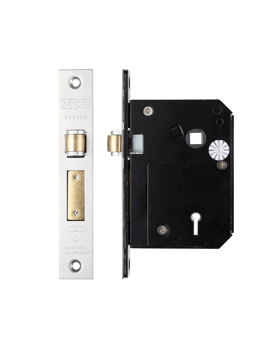 British Standard 5 Lever Roller Sashlock - 80mm - Chubb Retro Fit 3K74