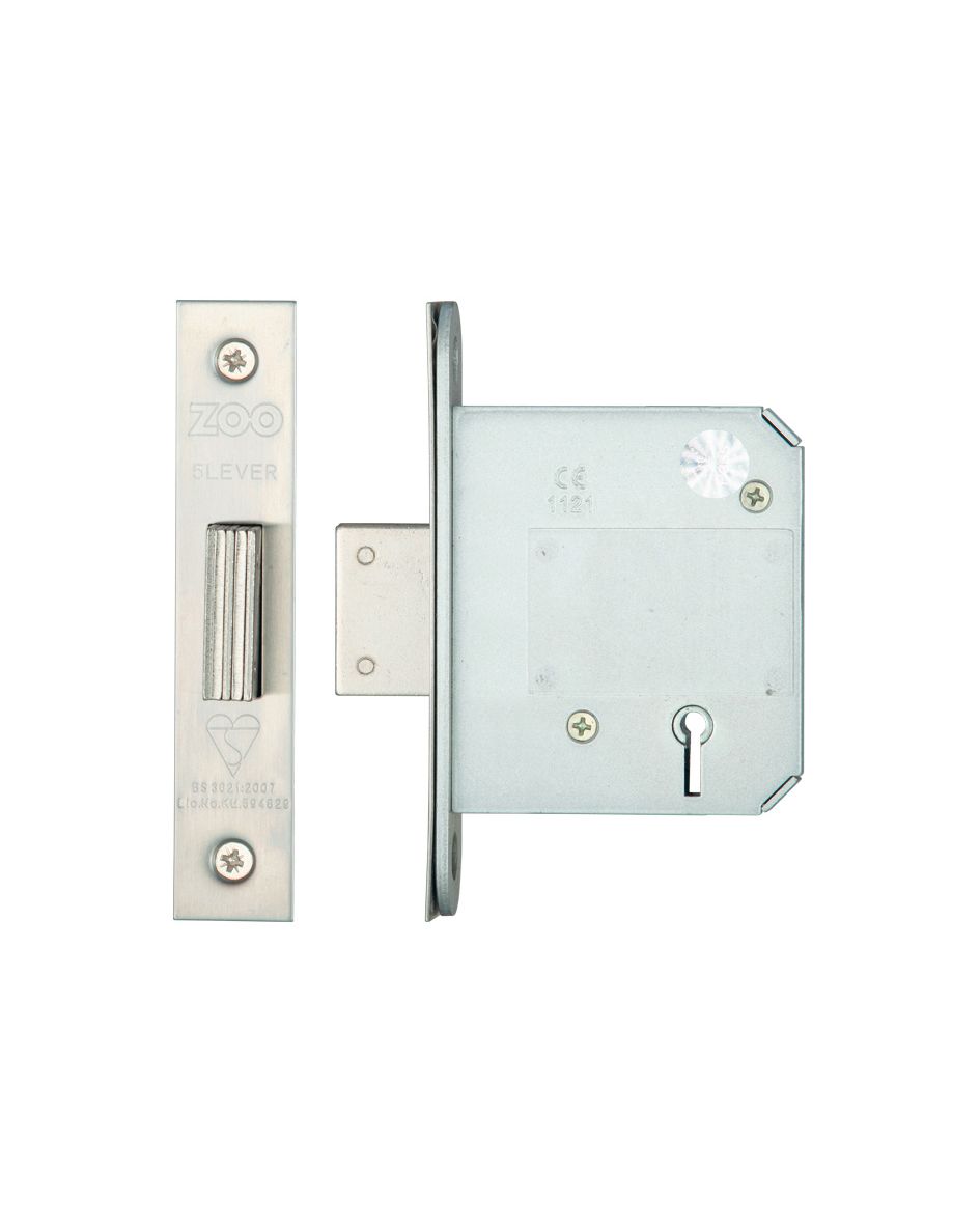 British Standard 5 Lever Deadlock - 76mm