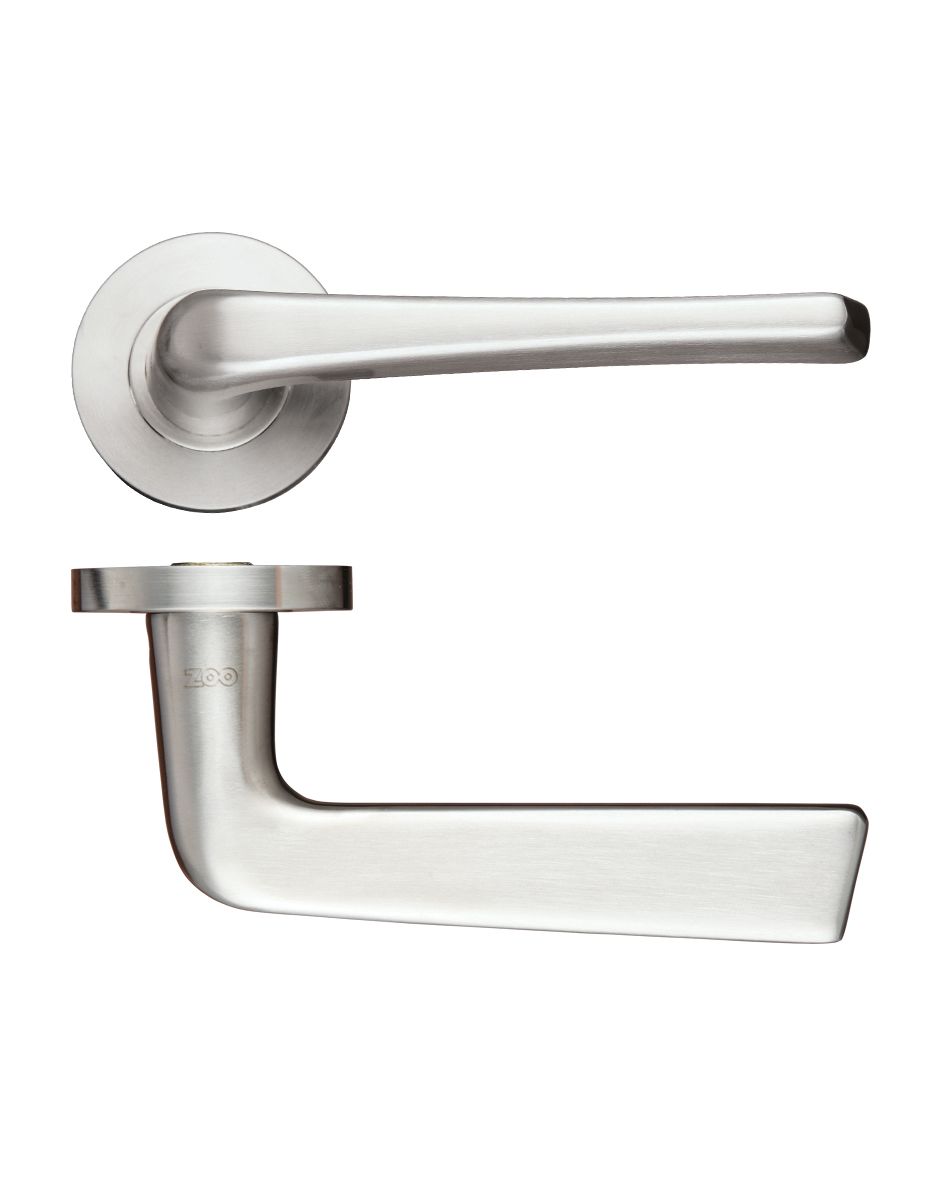 Stainless Steel Lever - Push on Rose - Grade 304