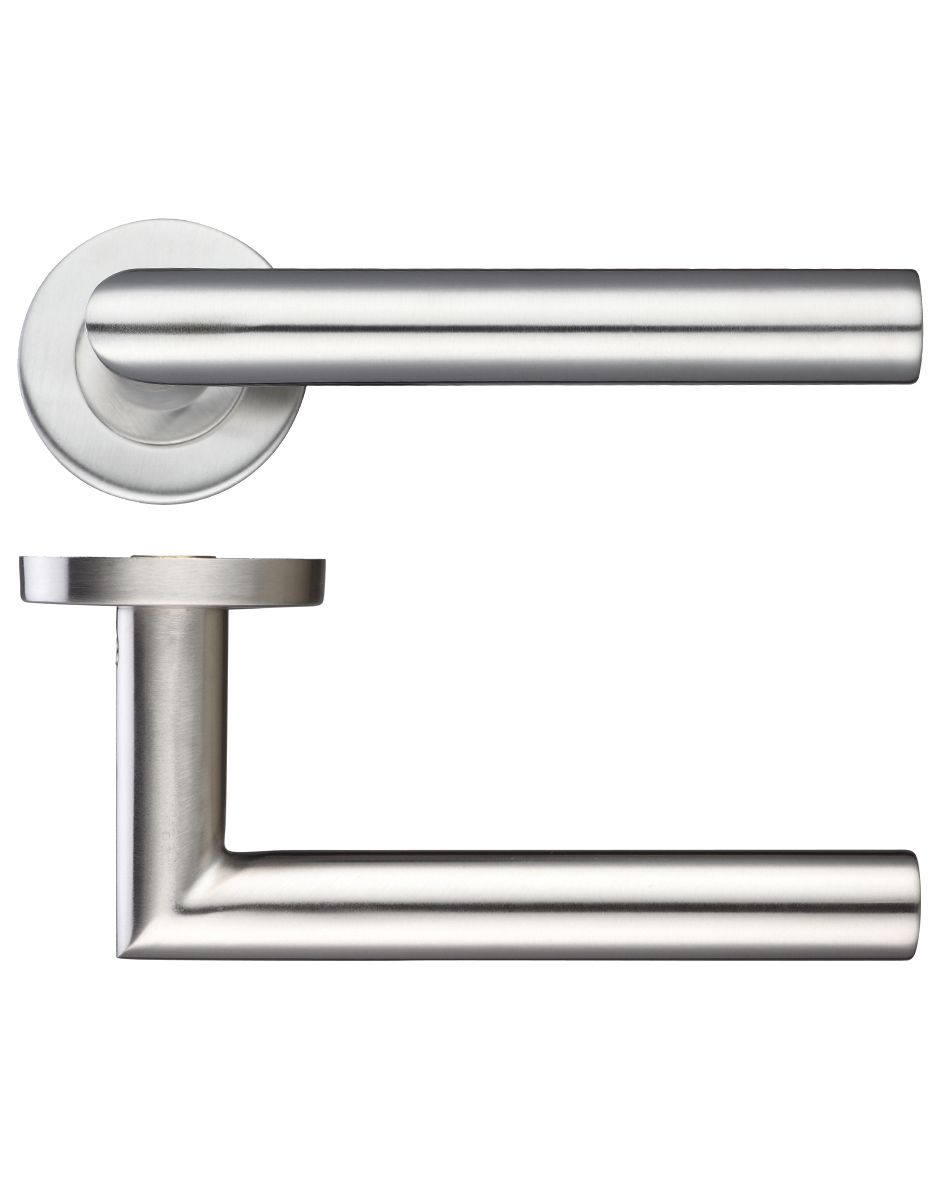 19mm Mitred Lever - Push On Rose - 52mm Dia - Grade 201