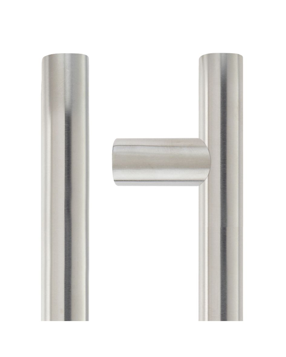 22mm Guardsman Pull Handle - 300mm - Grade 201 - Bolt Through Fixings