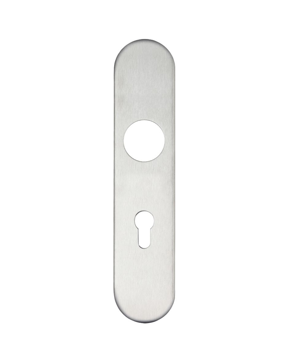 Radius Cover plate for 19 mm and 22mm RTD Lever on Backplate - Din Euro Profile/72mm Centres