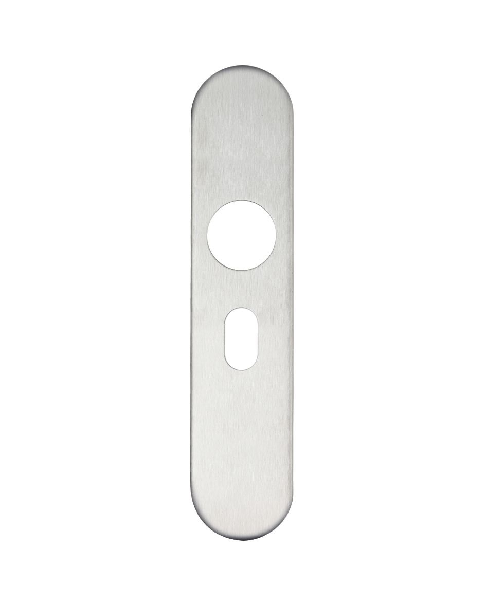 Radius Cover plate for 19 mm and 22mm RTD Lever on Backplate - Oval Profile 48.5mm