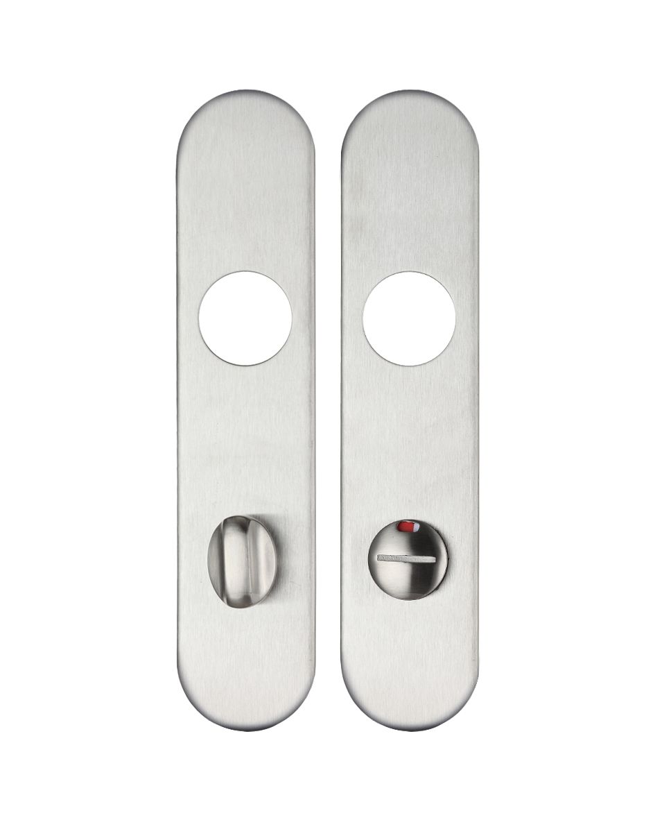 Radius Cover plate for 19 mm and 22mm RTD Lever on Backplate - Din Bathroom/78mm Centres