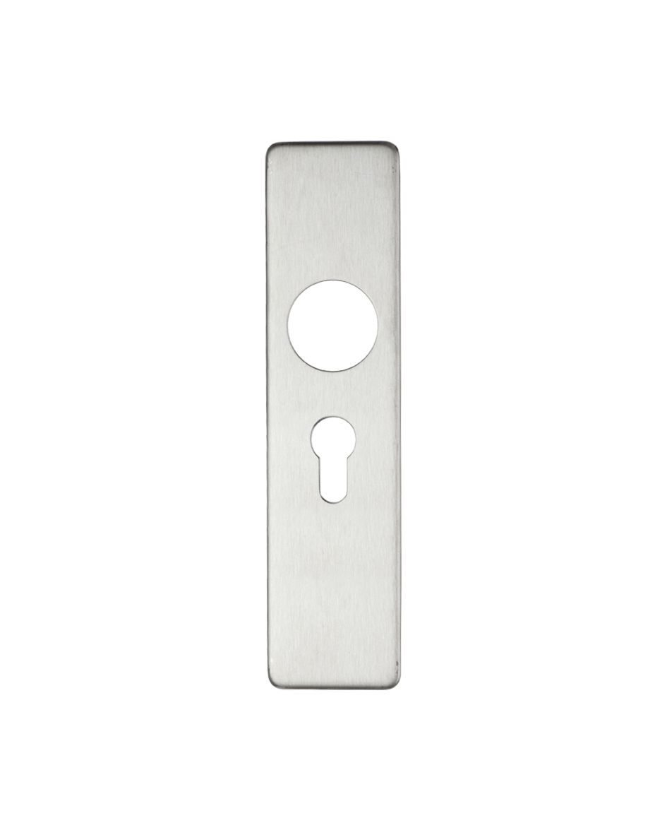 Cover plate for 19 mm RTD Lever on Short Backplate - Euro Profile 47.5mm - 45mm x180mm PSS